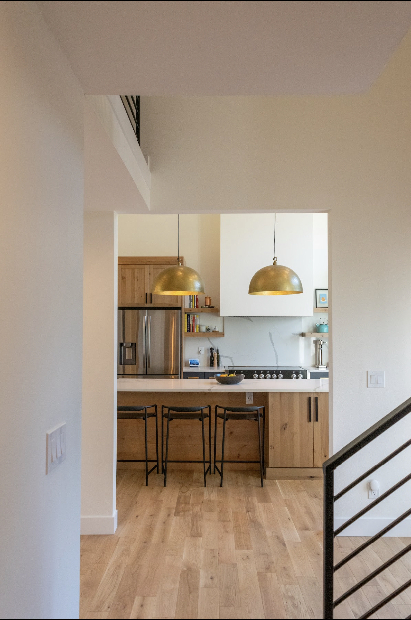 Contemporary Kitchen With Layered Neutrals And Natural Wood Kitchen Remodel by Boulder Design Group project photo 5