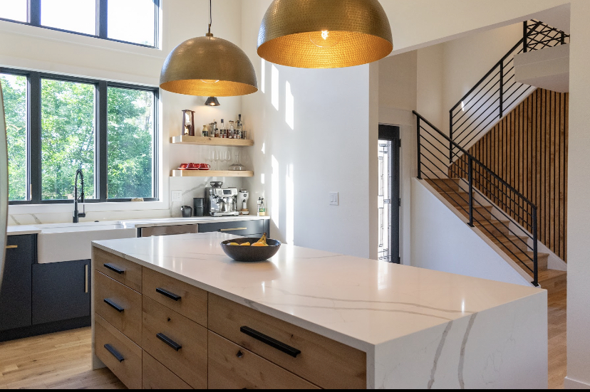 Contemporary Kitchen With Layered Neutrals And Natural Wood Kitchen Remodel by Boulder Design Group project photo 4