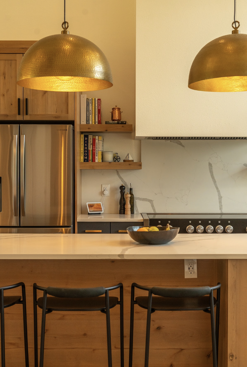Contemporary Kitchen With Layered Neutrals And Natural Wood Kitchen Remodel by Boulder Design Group project photo 2