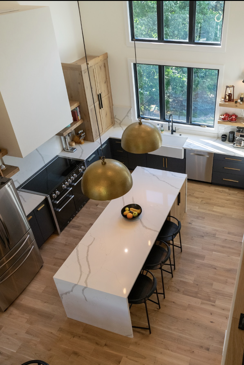 Contemporary Kitchen With Layered Neutrals And Natural Wood Kitchen Remodel by Boulder Design Group project photo 6